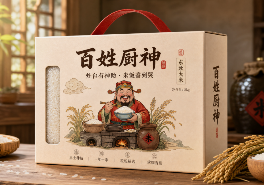 礼品包装AI设计 效果图