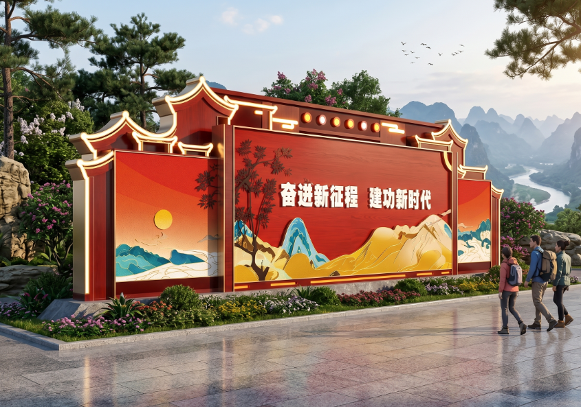 标识标牌AI设计 效果图