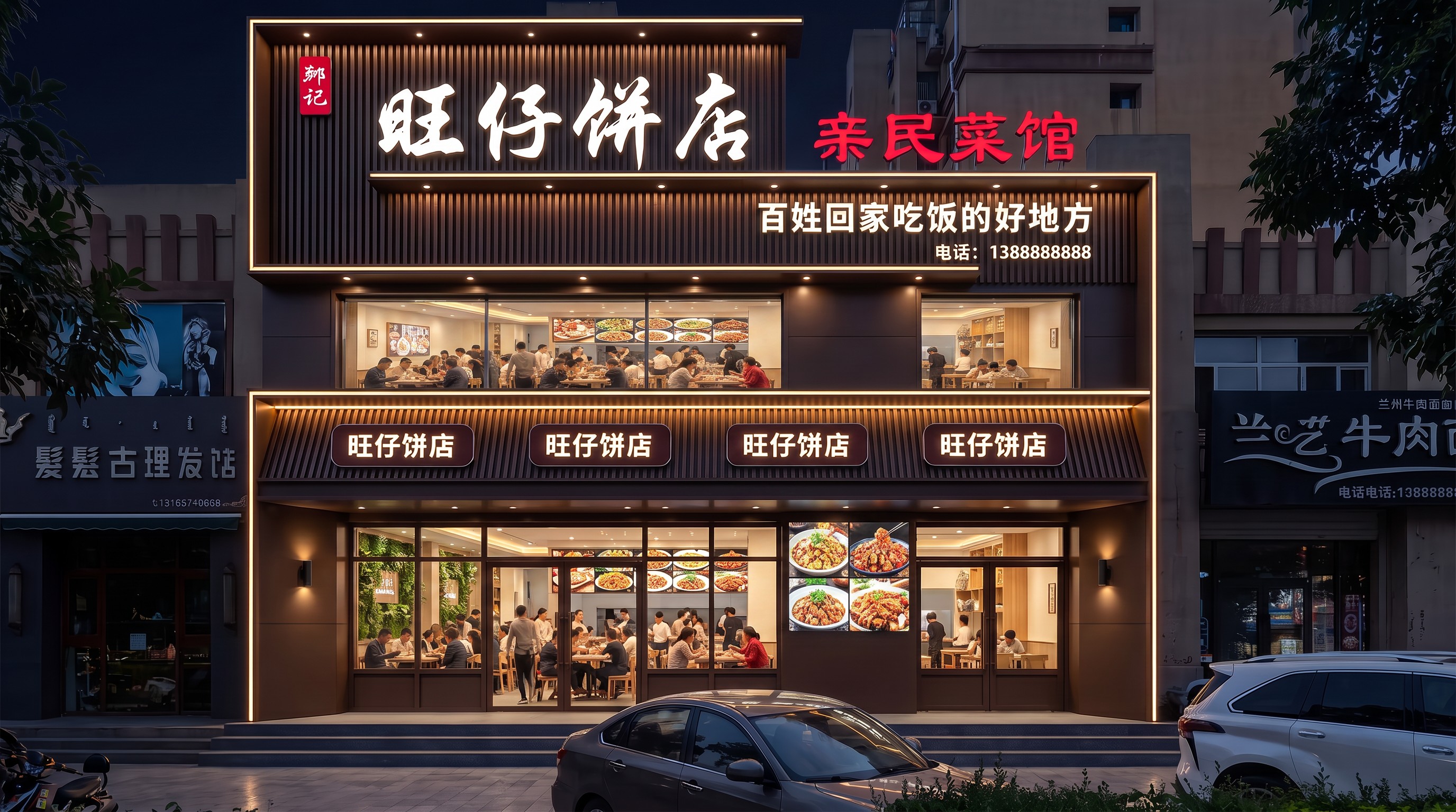 门头效果
