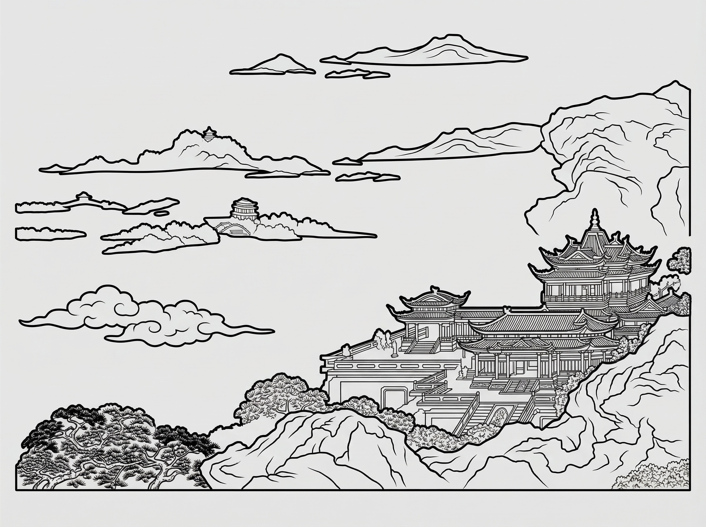 线条图案拆解