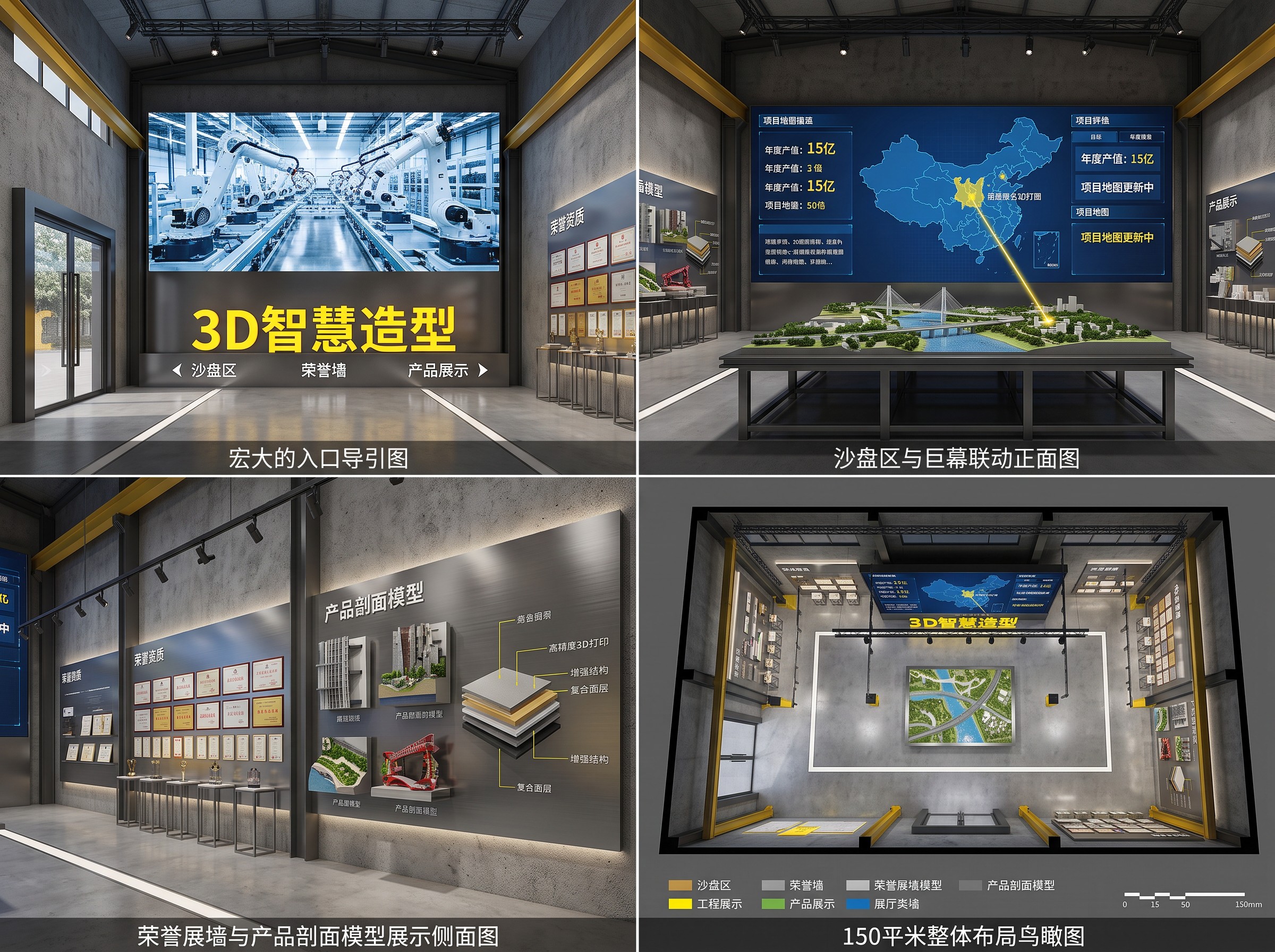 成都大风景展示厅预设图