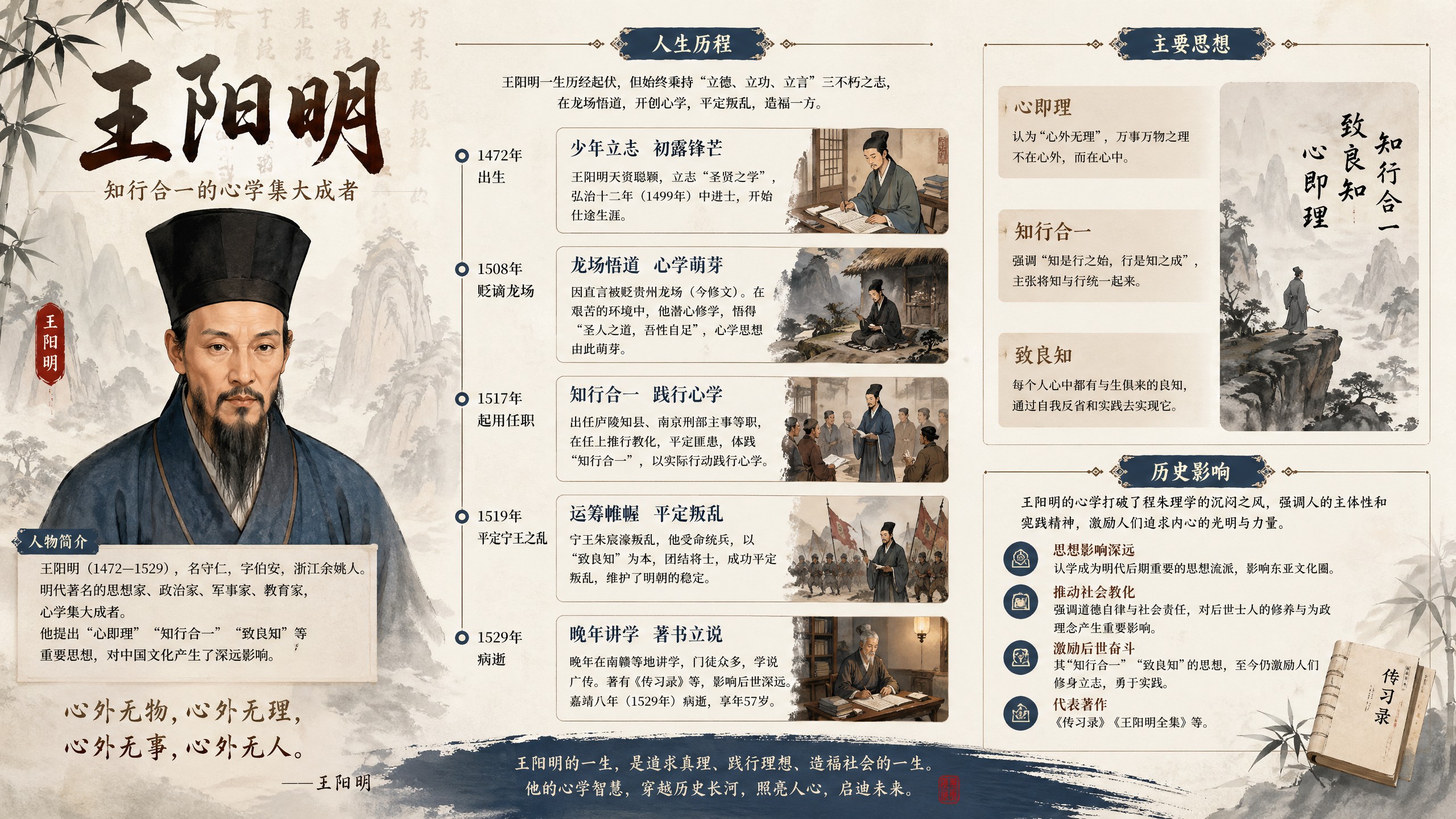 王阳明海报