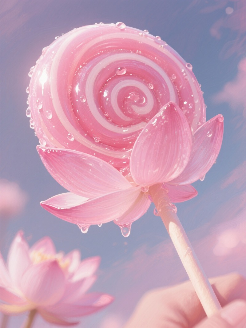 莲花棒棒糖