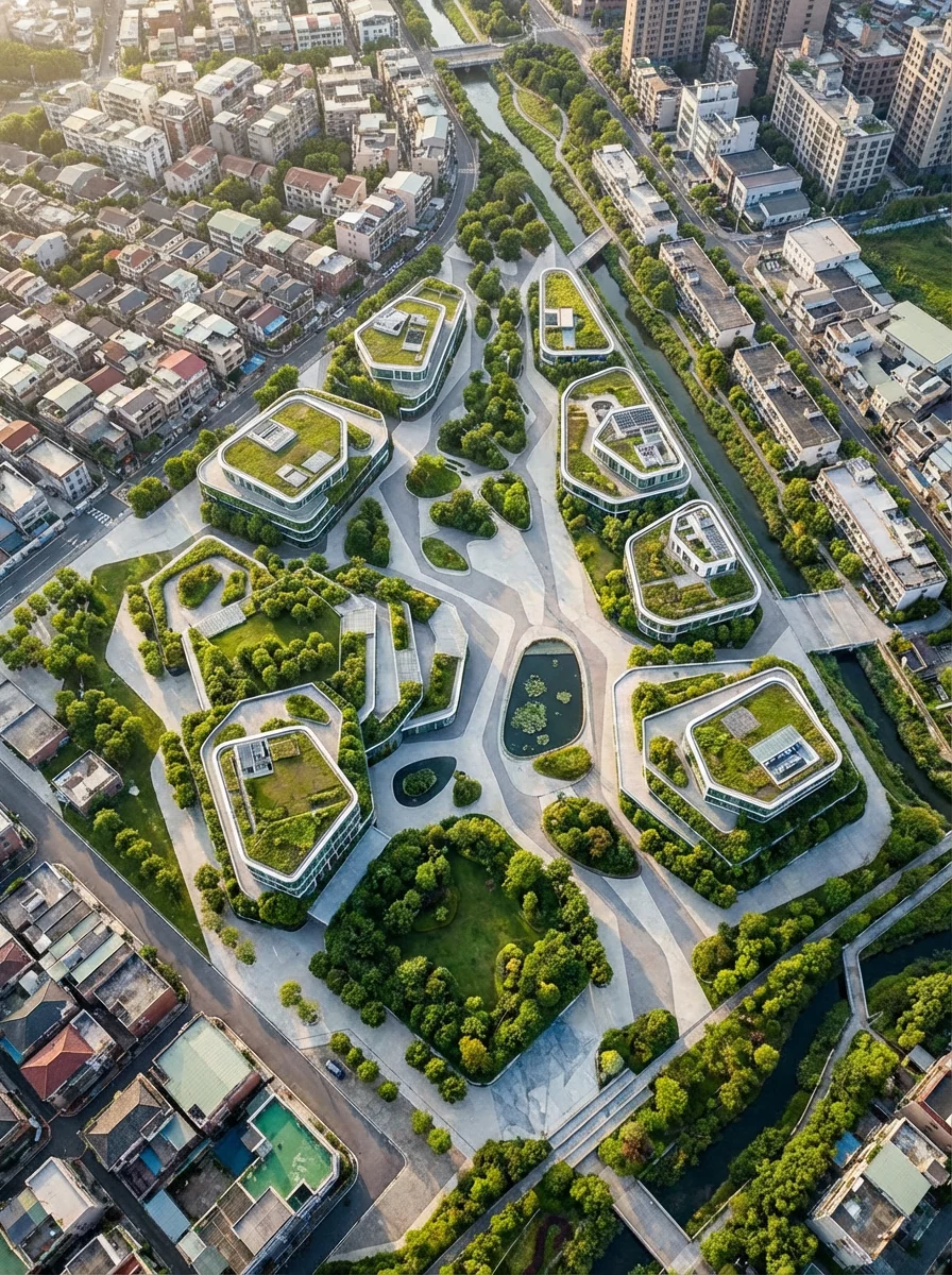 总平面图转鸟瞰图