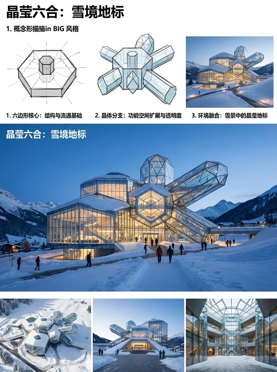 雪花建筑灵感生成