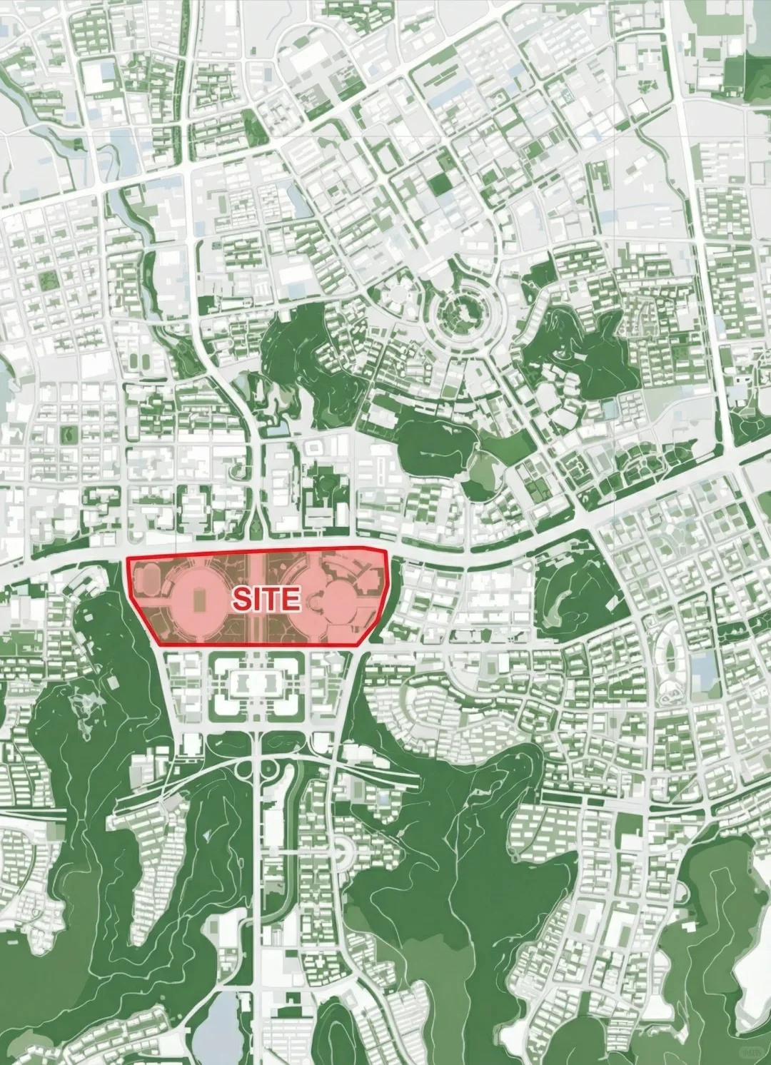 城市绿化肌理分析