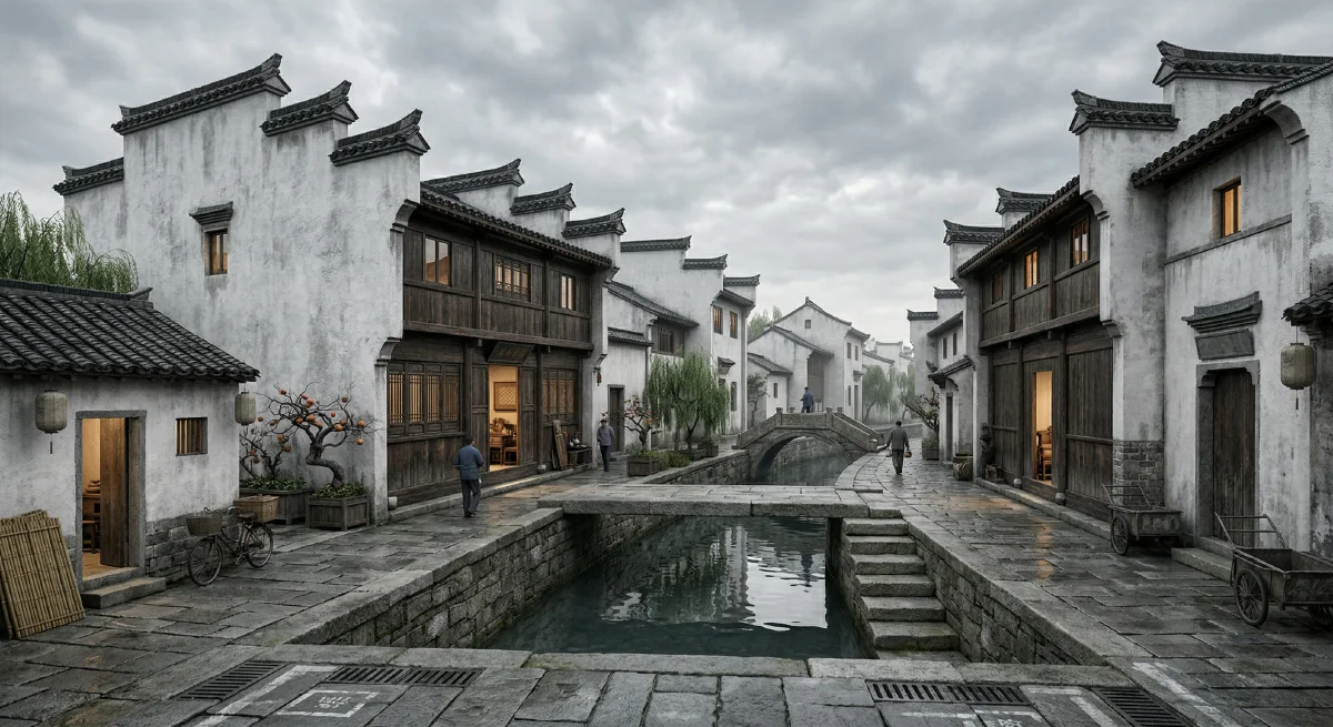 传统建筑渲染