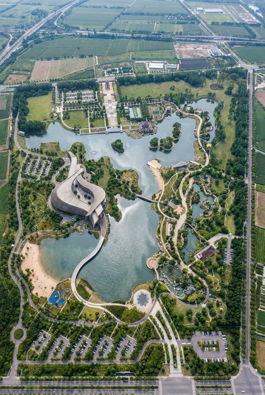 景观彩平转鸟瞰