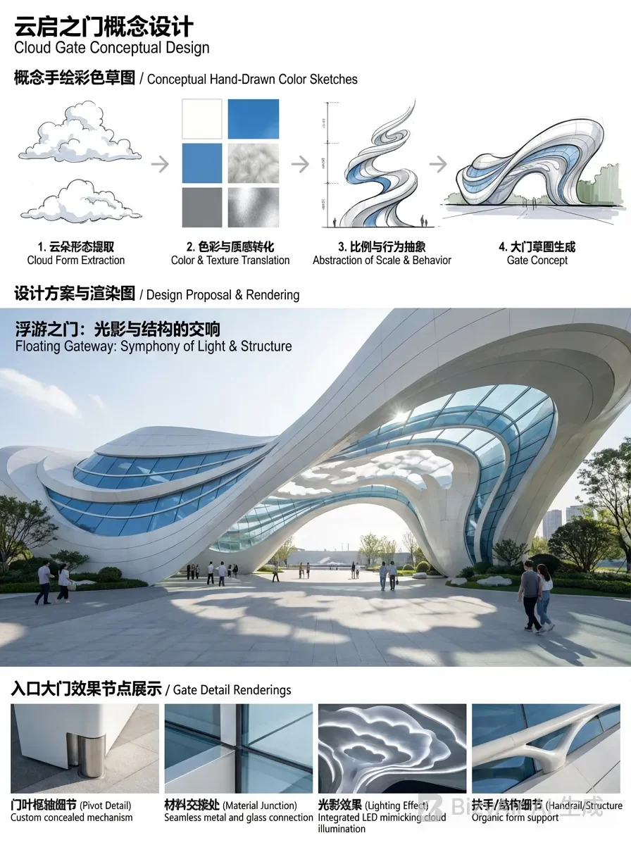 简约入口大门灵感设计