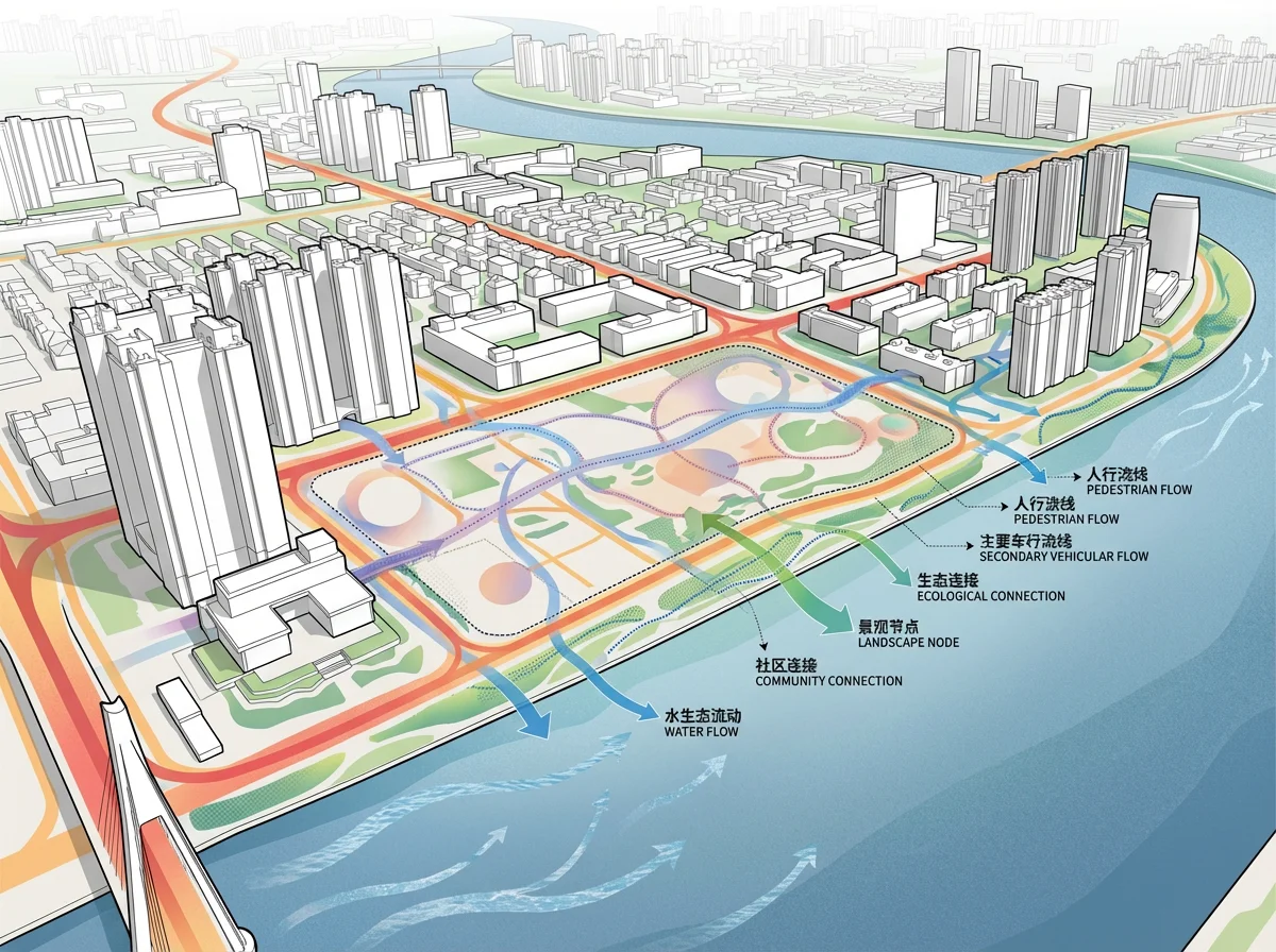 交通流线分析图