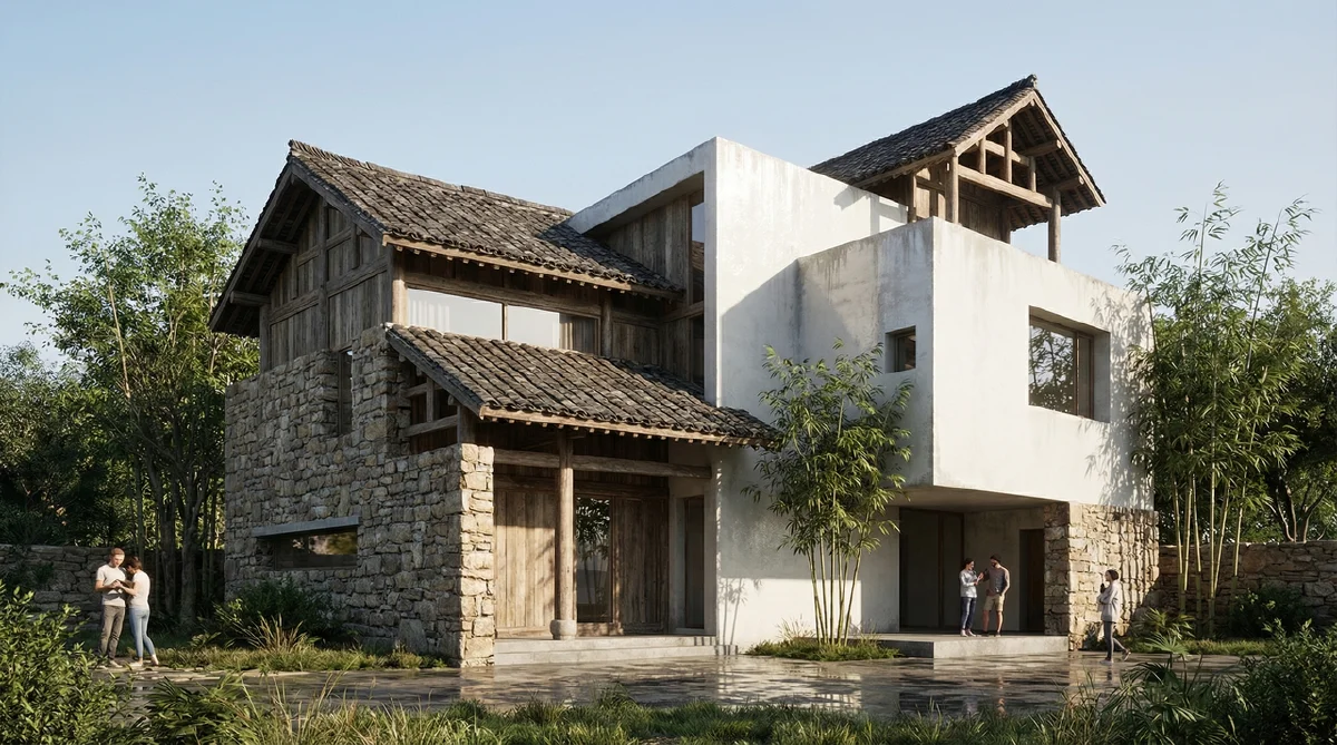 王澍风格建筑