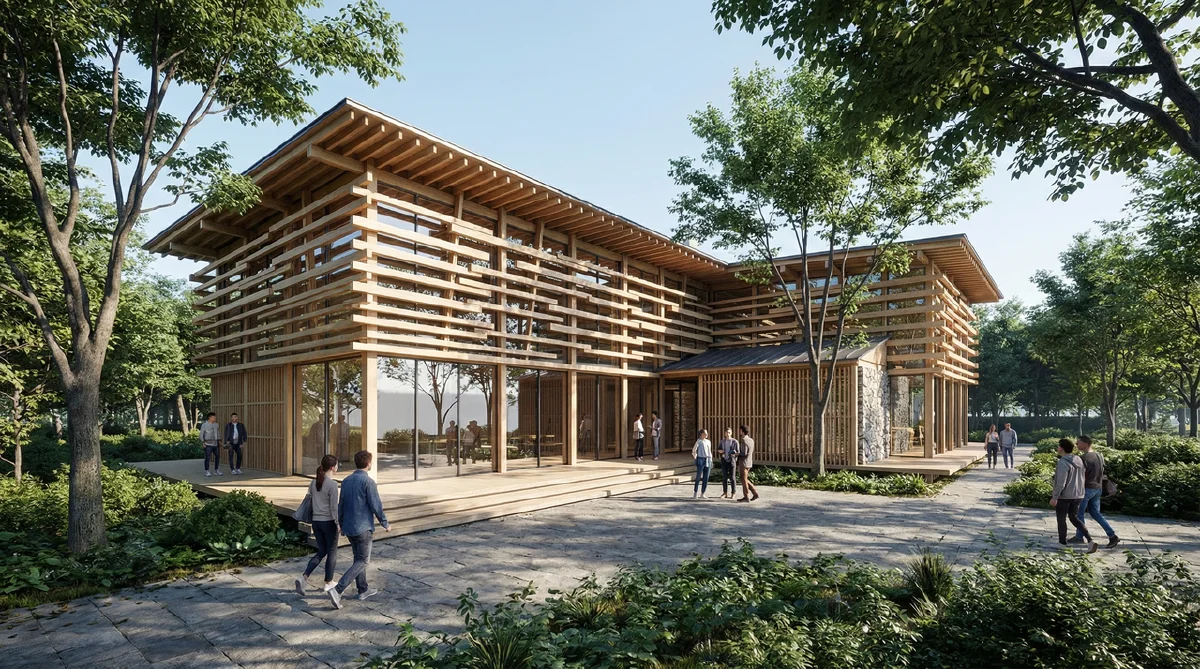 隈研吾风格建筑