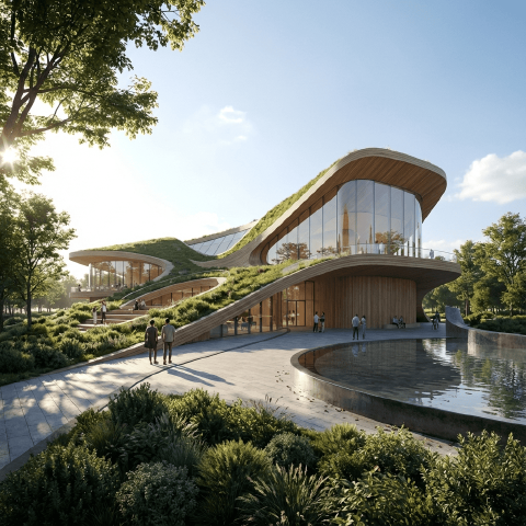 Snøhetta风格建筑