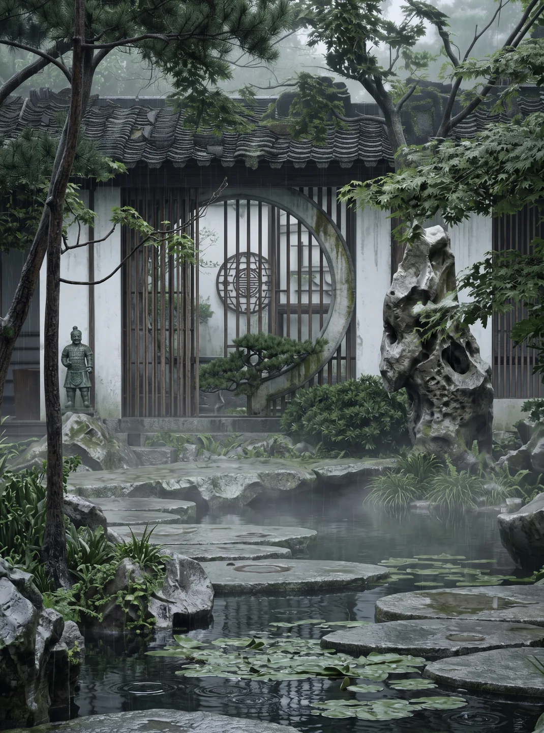 传统中式景观