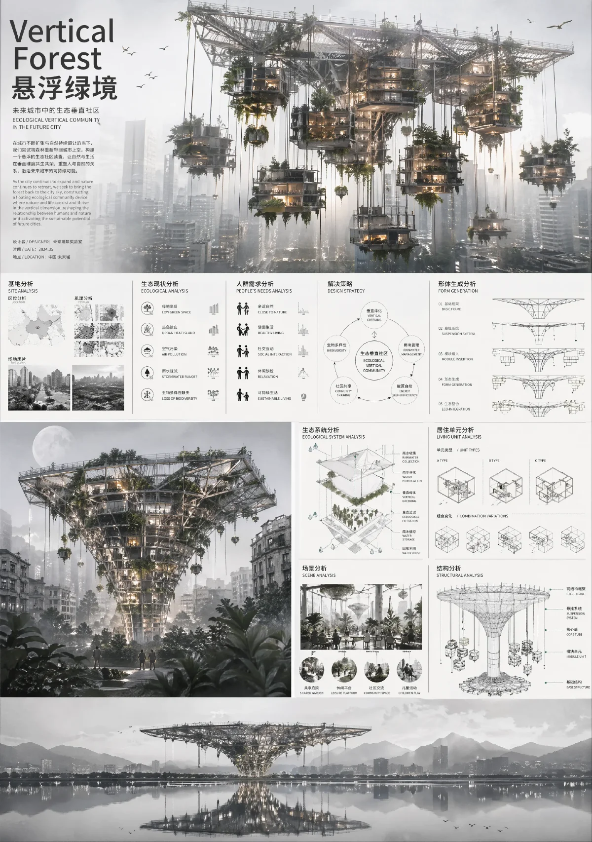 未来建筑竞赛展板