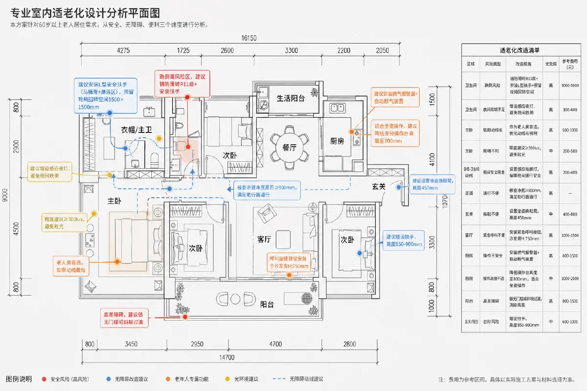 室内适老化分析图