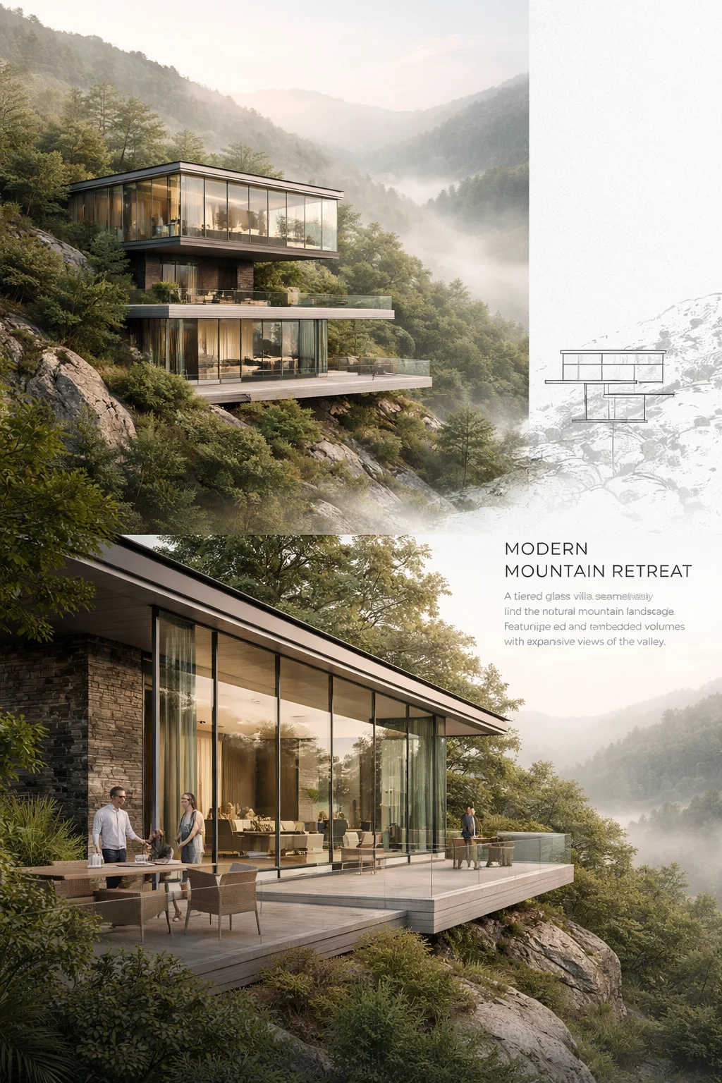 山地别墅建筑设计