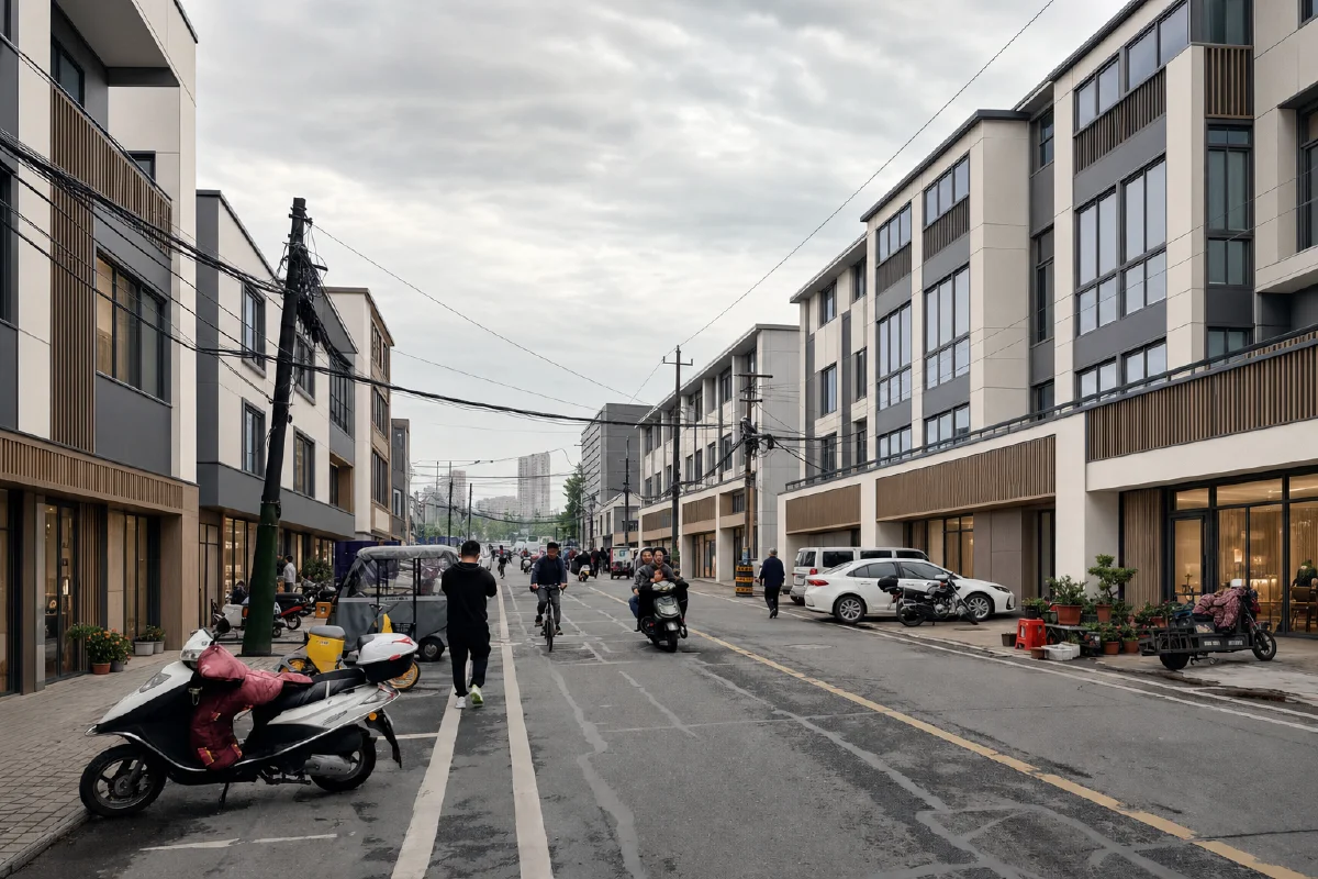 县城城市立面更新