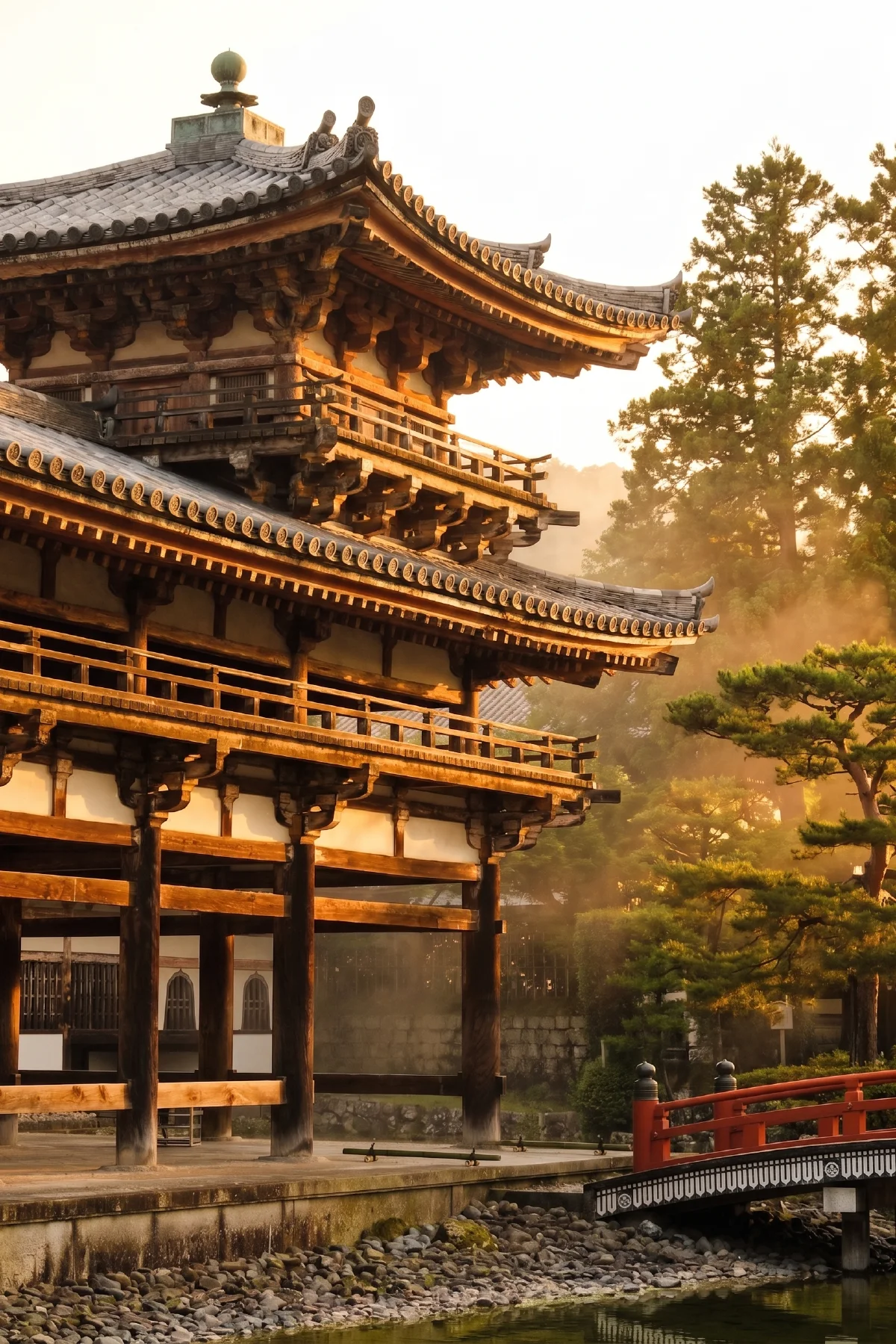 黄昏古建渲染