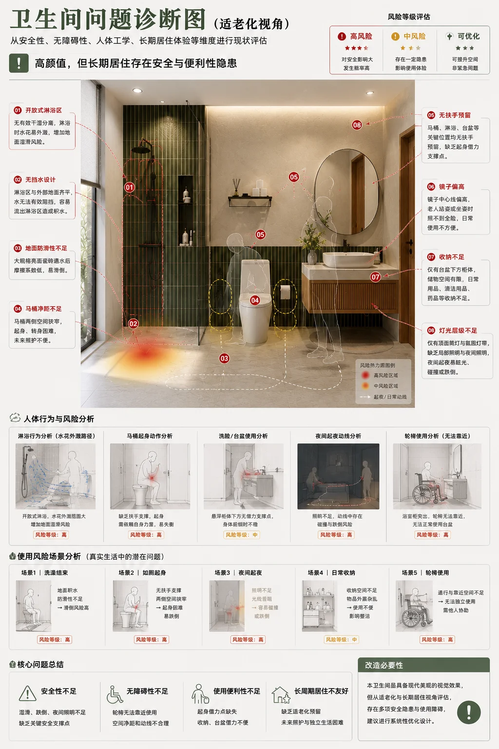 卫生间问题诊断图