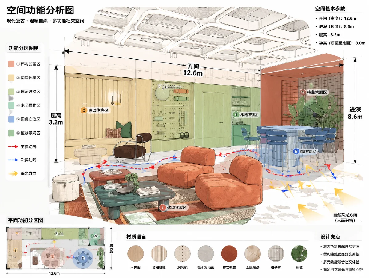 功能空间分析图