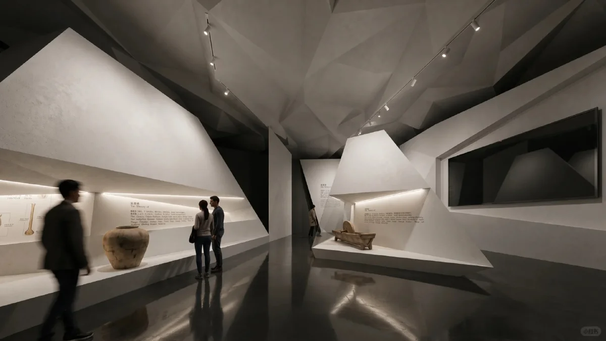 室内展厅渲染