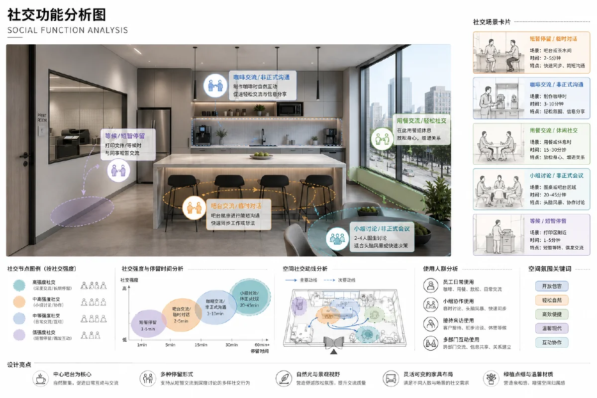 社交功能分析图