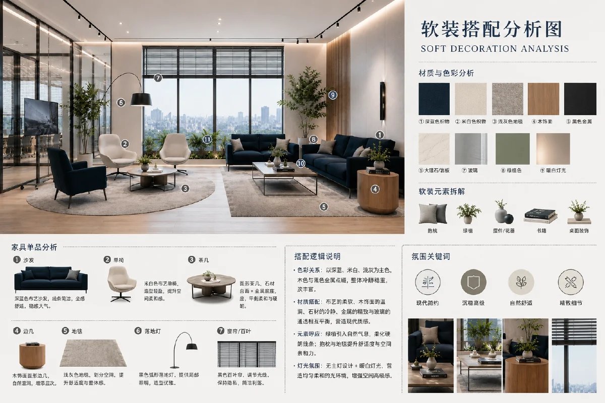 软装搭配分析图