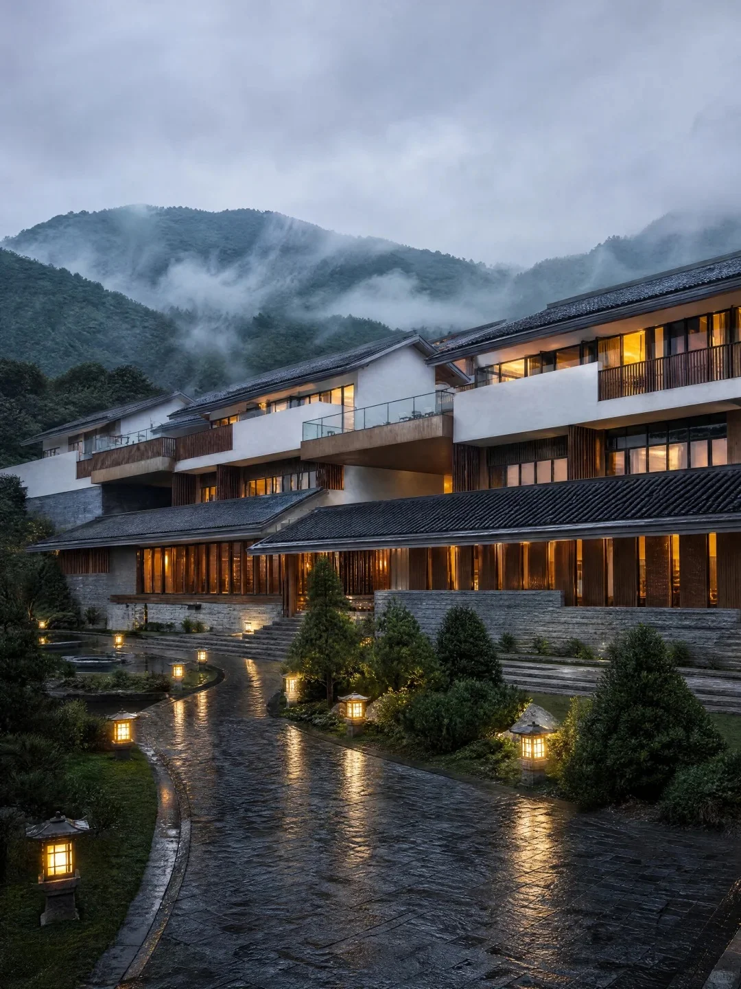 夜景建筑渲染