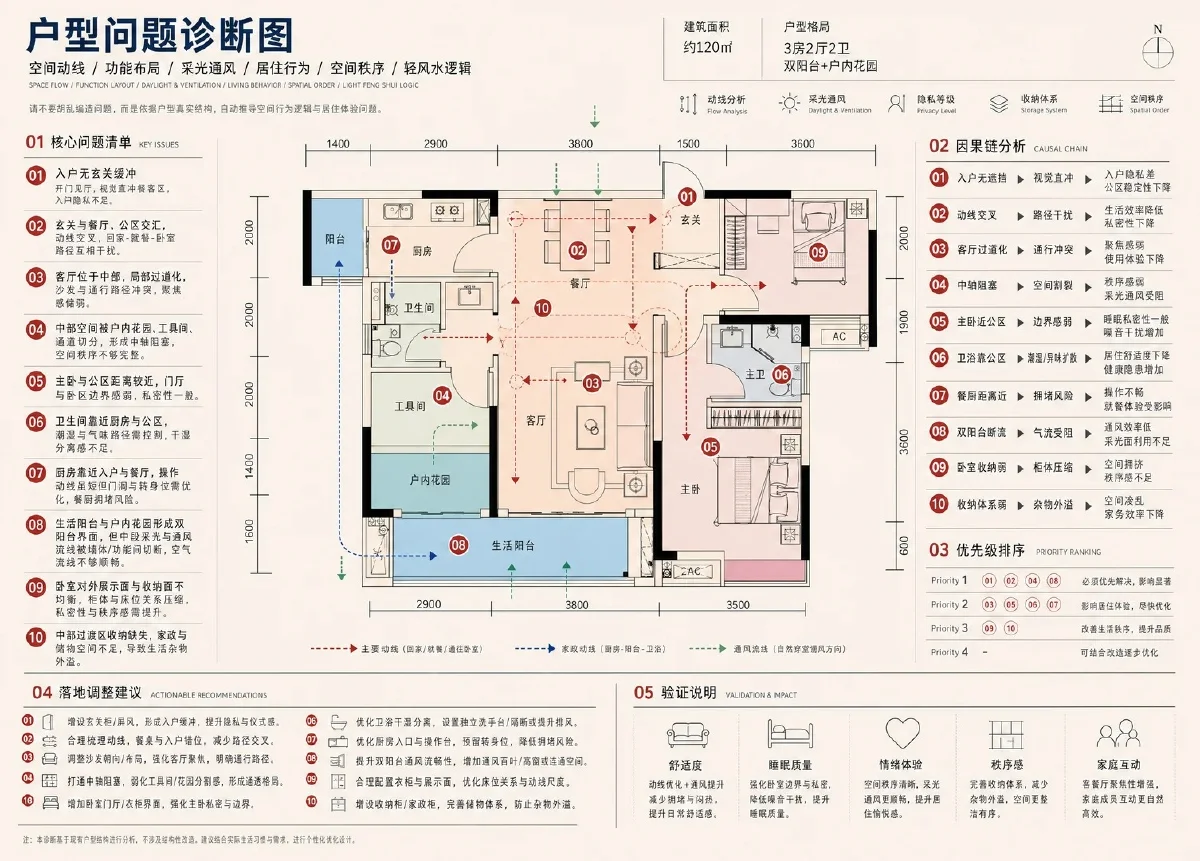 户型平面问题诊断分析
