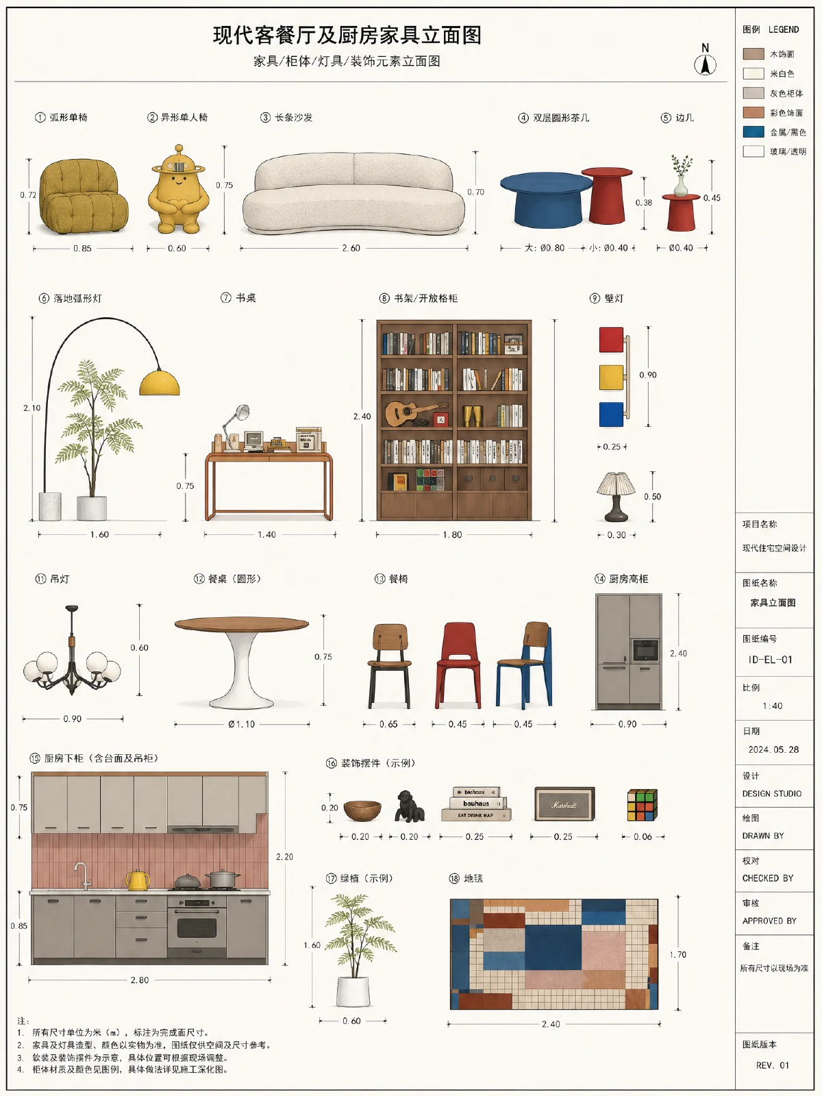 全屋家具尺寸图