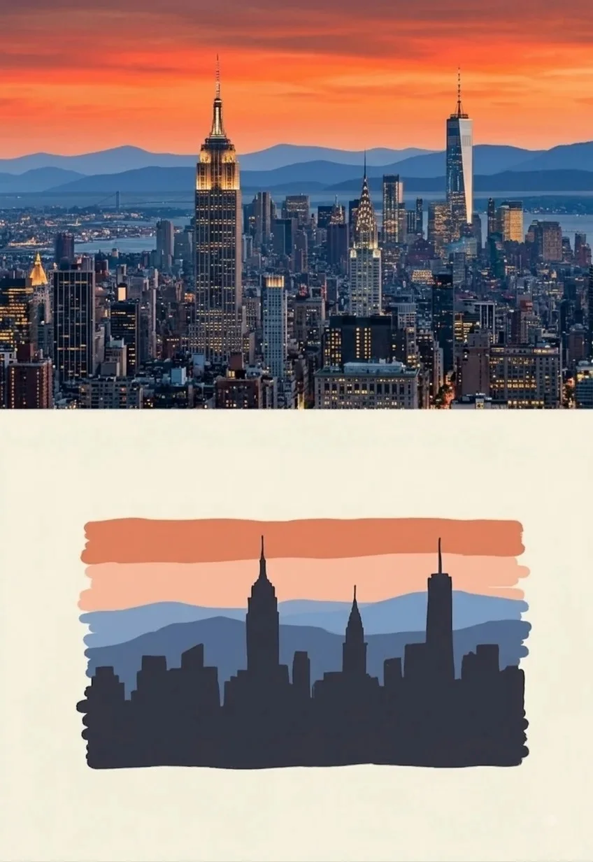 艺术插画效果
