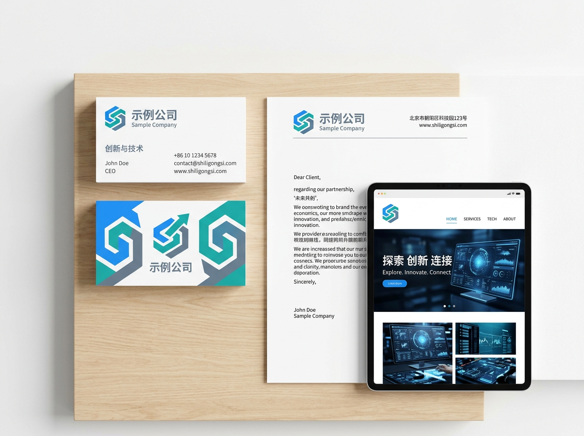 企业 VI 标志系统(通用) 效果图