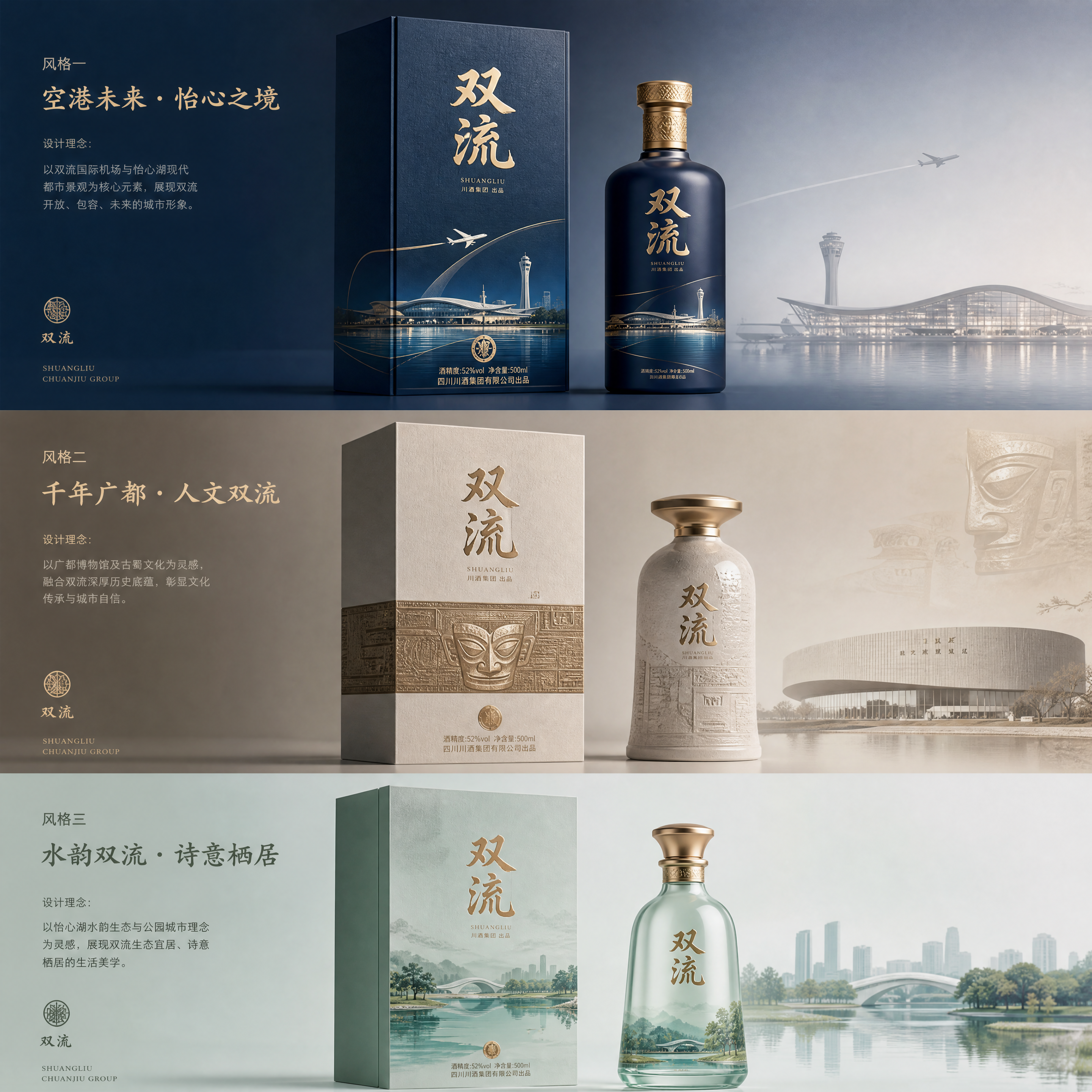 目前川酒集团和双流政府要合作打造一款产品名称为双流的白酒品牌，作为双流的特色文旅产品。现在需要进行产… (2)