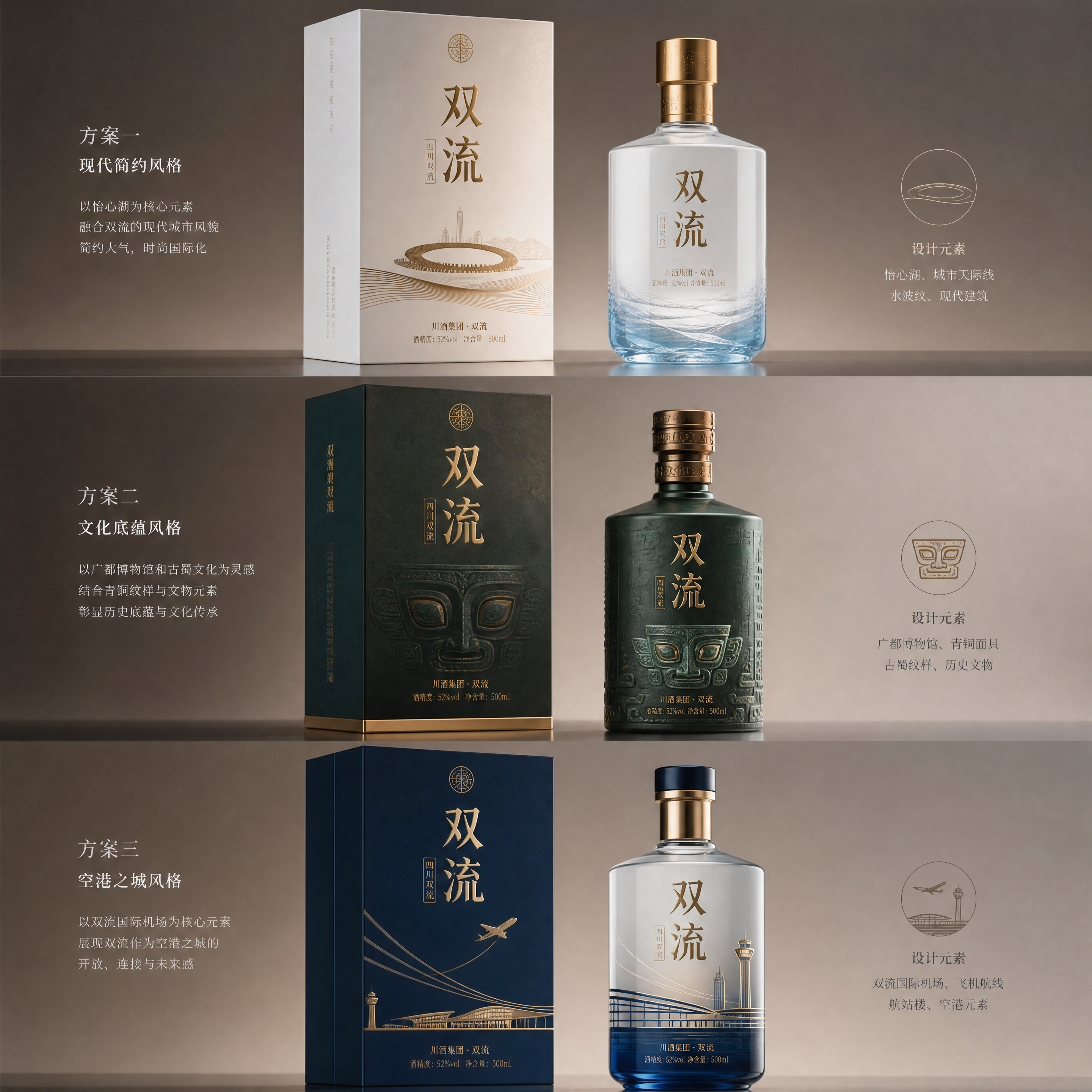 目前川酒集团和双流政府要合作打造一款产品名称为双流的白酒品牌，作为双流的特色文旅产品。现在需要进行产… (3)