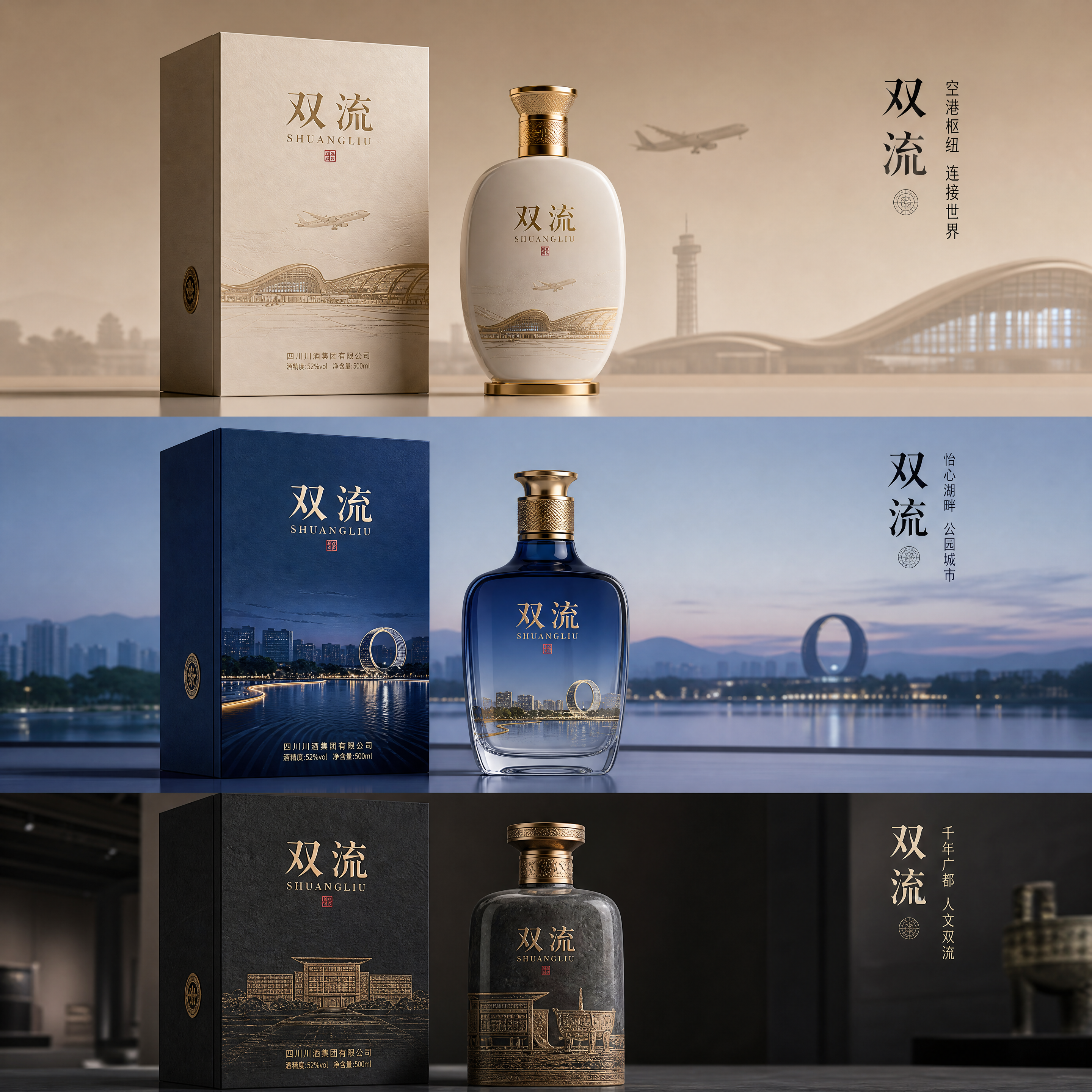 目前川酒集团和双流政府要合作打造一款产品名称为双流的白酒品牌，作为双流的特色文旅产品。现在需要进行产…