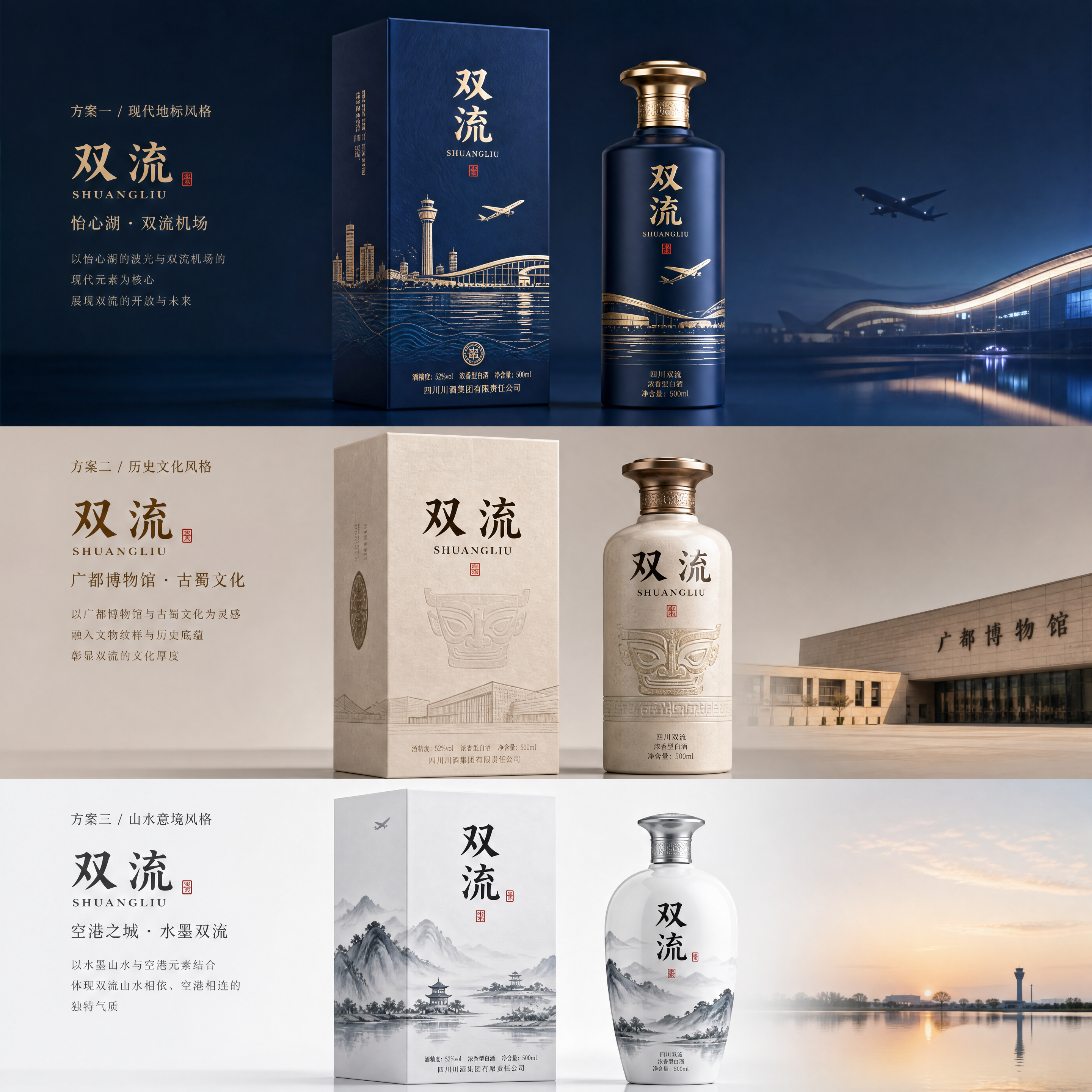 目前川酒集团和双流政府要合作打造一款产品名称为双流的白酒品牌，作为双流的特色文旅产品。现在需要进行产… (4)