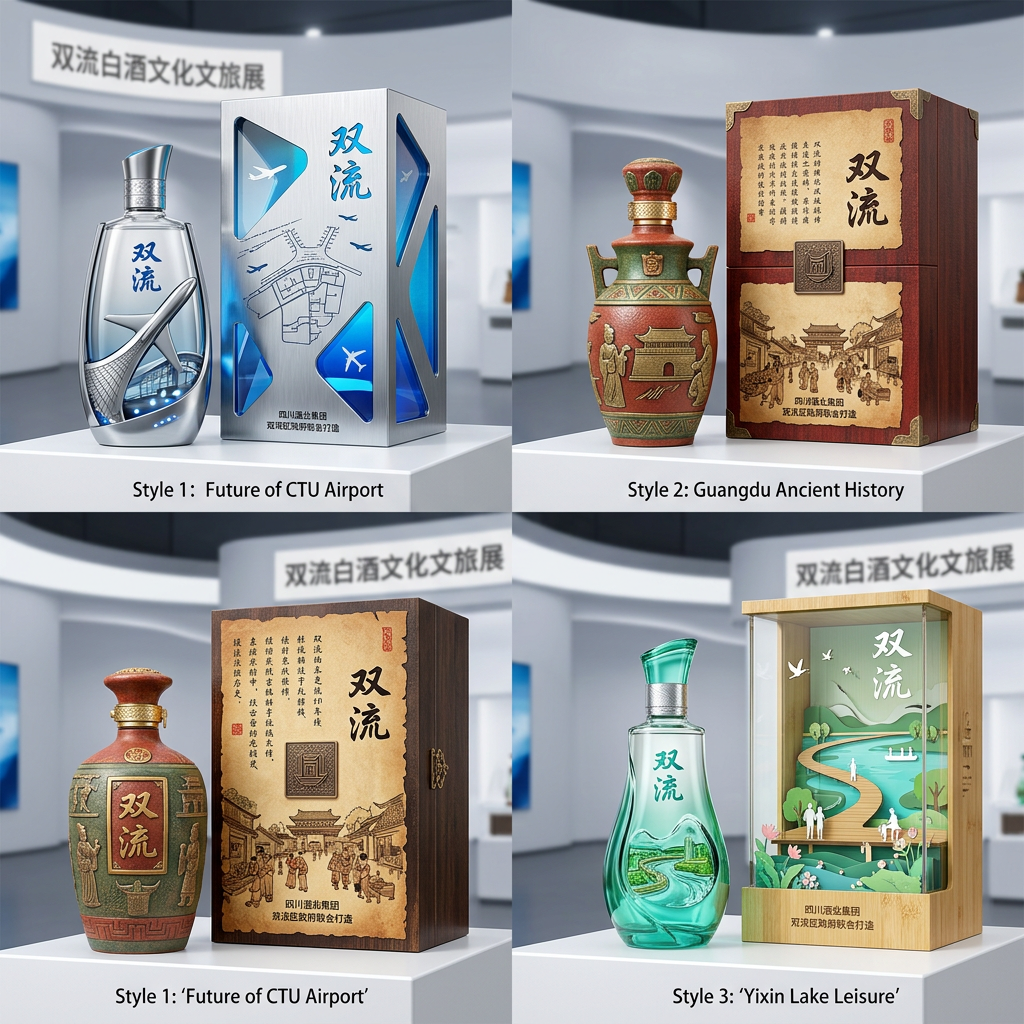 目前川酒集团和双流政府要合作打造一款产品名称为双流的白酒品牌，作为双流的特色文旅产品。现在需要进行产… (2)