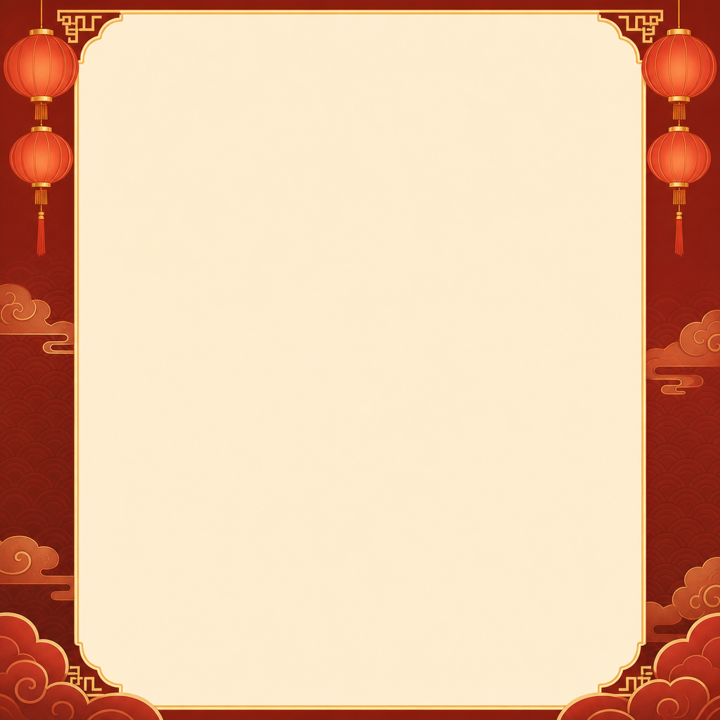 请将图片内框框里的文字全部去掉，月饼和兔子装饰图也全部去掉，图内框框向上 向下拉到最大