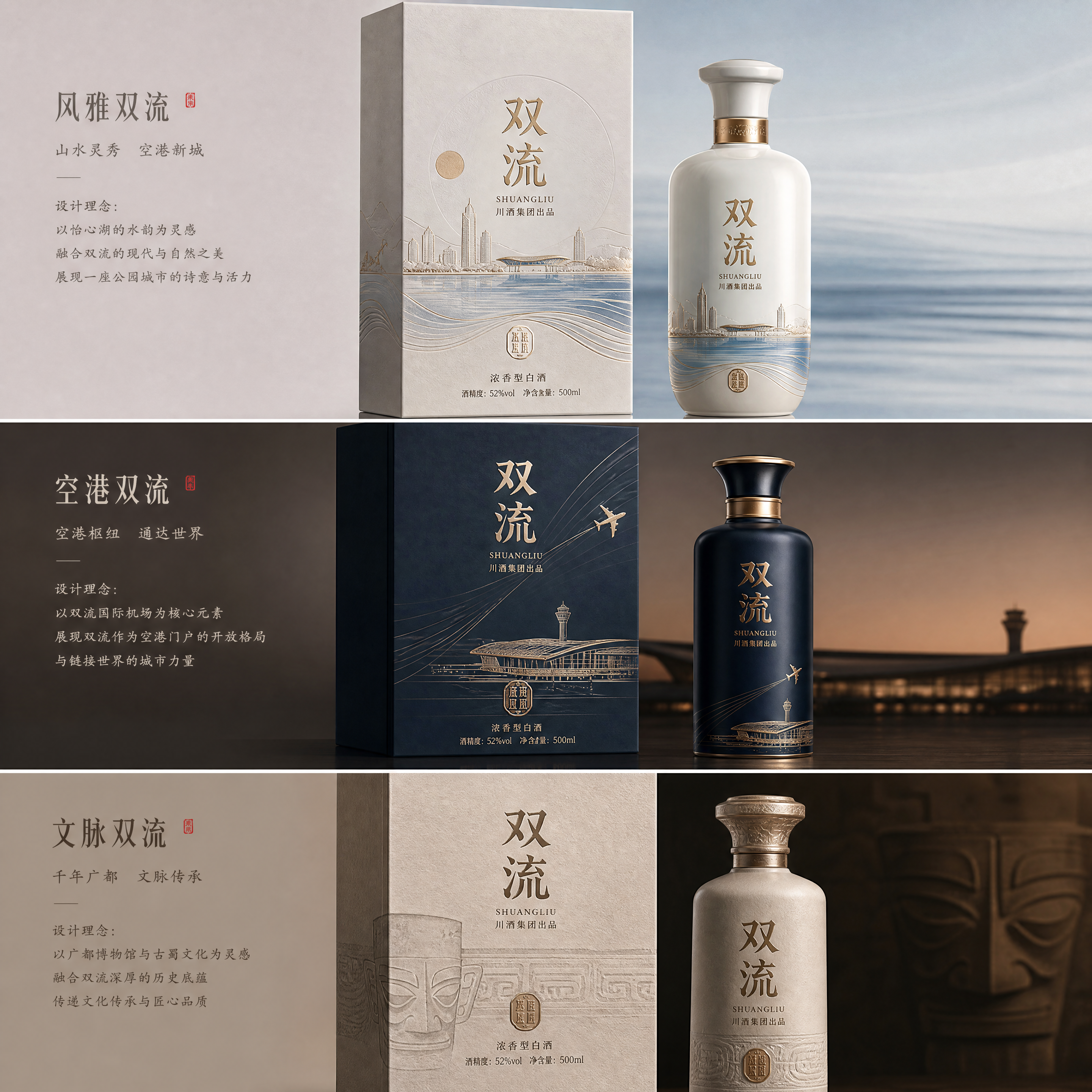 目前川酒集团和双流政府要合作打造一款产品名称为双流的白酒品牌，作为双流的特色文旅产品。现在需要进行产… (2)