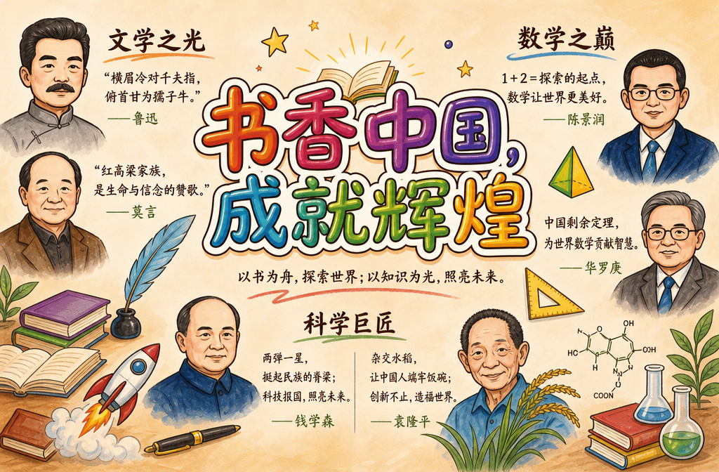 标题放在中间，人物减少，不要以画格子的形象隔开写字部分