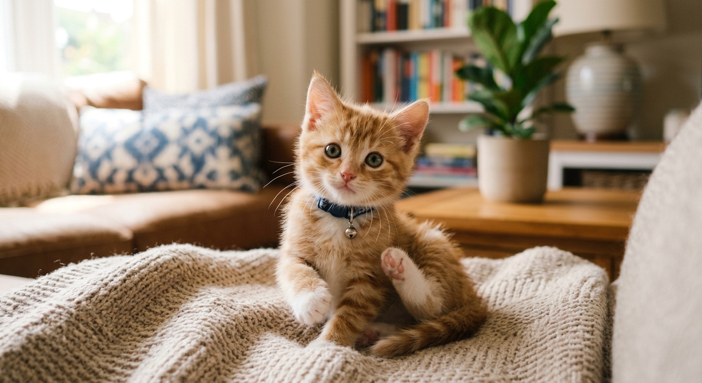 一只小猫