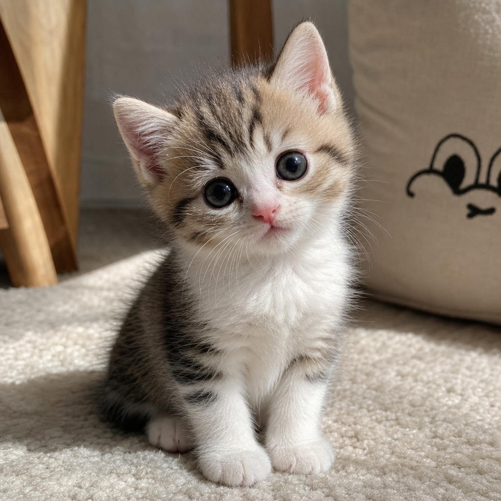 一只小猫