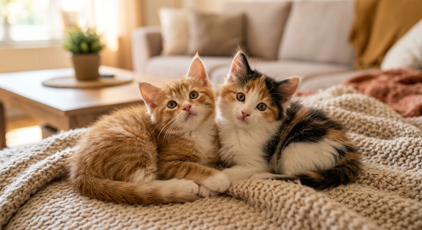 2只小猫
